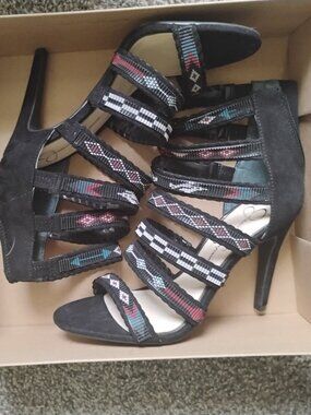 Jessica simpson Erienne Heeled Sandal Size 7.5